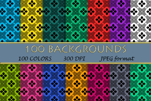 100 Geometric Patterns-073: A Creative Resource for Modern Designers