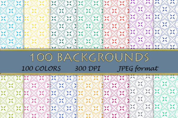 100 Geometric Patterns-097: A Modern Design Resource for Creativity and Efficiency