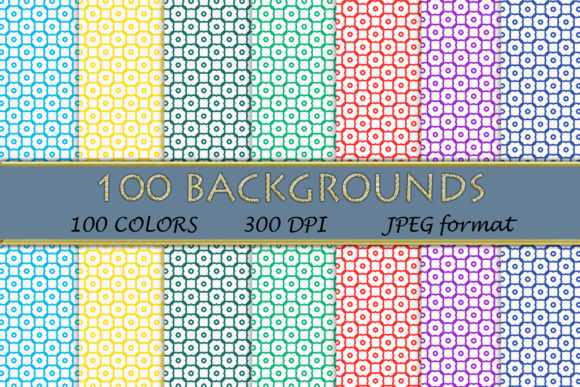 100 Geometric Patterns-117: A Creative Resource for Designers and Artists