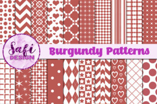 Burgundy Patterns