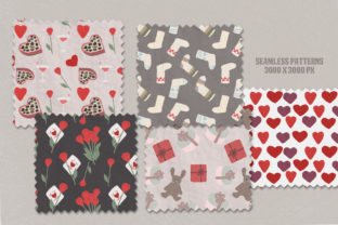 Discover the Beauty of Romantic Valentine Flat Patterns Set