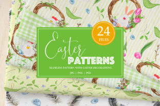 Eastern Patterns and Its Watercolor Easter Pattern Set