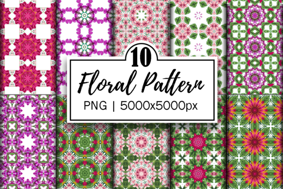 Floral Mandala Patterns Digital Papers: A Versatile Tool for Creative Design