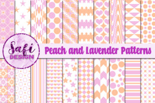 Peach and Lavender Patterns