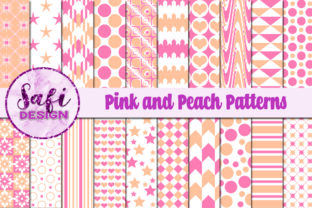 Pink and Peach Patterns: A Versatile Design Resource for Creative Projects