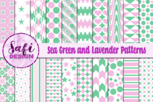 Sea Green and Lavender Patterns