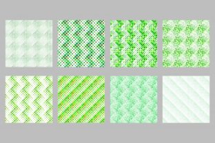 Seamless Green Square Patterns