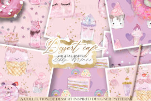 The Dessert Cafe Digital Paper Patterns: A Sweet Addition to Your Creative Toolkit